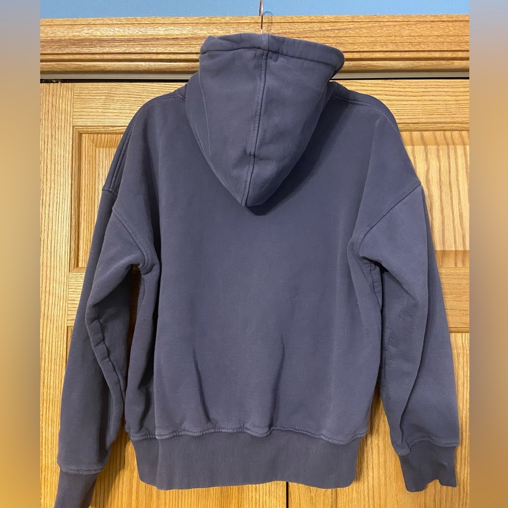 HOURS Midnight Drop Shoulder Hoodie Large - Picture 2 of 5